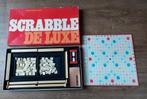 Scrabble de luxe met draaitafel en zandloper, Ophalen of Verzenden, Zo goed als nieuw
