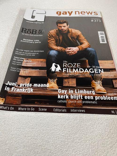 Gay News Magazine - LGBTQ+ editie, Boeken, Tijdschriften en Kranten, Gelezen, Overige typen, Ophalen of Verzenden