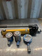 Hydraulische set: Enerpac pomp & Holmatro vijzels, Ophalen of Verzenden, Gebruikt, Hydraulisch, Potkrik