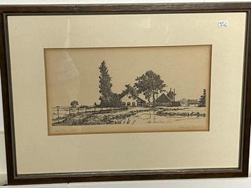 Harmen Kooistra - ets uit 1978 in kleine oplage beschikbaar voor biedingen