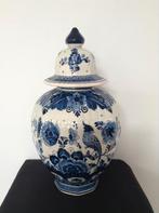 Delfts Blauwe VLS Velsen dekselvaas gemberpot, Ophalen of Verzenden