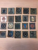 20 borst emblemen,  samen voor 30 euro, Verzamelen, Militaria | Algemeen, Ophalen of Verzenden, Landmacht, Nederland, Embleem of Badge