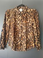 Tijgerprint blouse Shoeby Maat 146/152, Sieraden, Tassen en Uiterlijk, Broches, Ophalen, Zo goed als nieuw, Goud, Goud