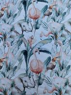 Flamingo / olifant tricot x2 lappen, 120 cm of meer, Nieuw, Ophalen of Verzenden, Katoen