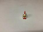 Lego minifiguur hoofddeksel kippen kostuum gele snavel rode, Ophalen of Verzenden, Gebruikt, Losse stenen, Lego
