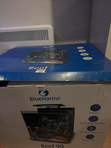 Zeeaquarium BlueMarine reef 90 compleet +verbeterde techniek beschikbaar voor biedingen