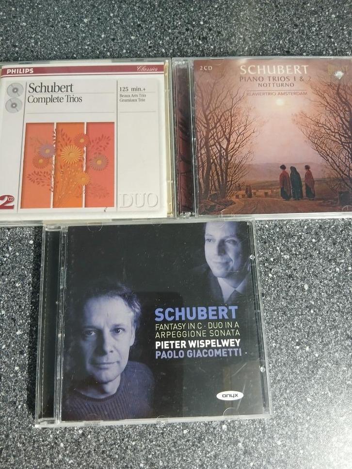 SETJE VAN 3 CD'S - SCHUBERT, Cd's en Dvd's, Cd's | Klassiek, Gebruikt, Kamermuziek, Romantiek, Ophalen of Verzenden