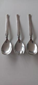 Sla Couvert Dien Lepels Verzilverd 100, Antiek en Kunst, Ophalen of Verzenden