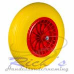 Kruiwagenwiel 4008 PU anti-lek rode velg