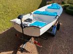 Roeibootje compleet met elektrische buitenboordmotor, Ophalen, Gebruikt, Tot 10 pk, Elektrisch