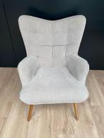 Fauteuil | Kopenhagen | Beige | Hout |, Ophalen, 75 tot 100 cm, Zo goed als nieuw, 50 tot 75 cm