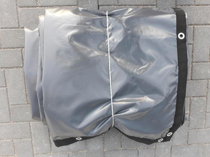 Grijs 600 grams m2 PVC dekkleed 8 x 10 meter ogen 50 cm!!, Watersport en Boten, Accessoires en Onderhoud, Nieuw, Onderhoud en Reparatie