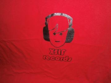 XSIF Records DJ t-shirt. Rood. Fruit of the Loom. XXL. Mooi beschikbaar voor biedingen