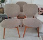 Vintage teakhout eetkamerstoel, Huis en Inrichting, Stoelen, Ophalen, Zo goed als nieuw, Bruin