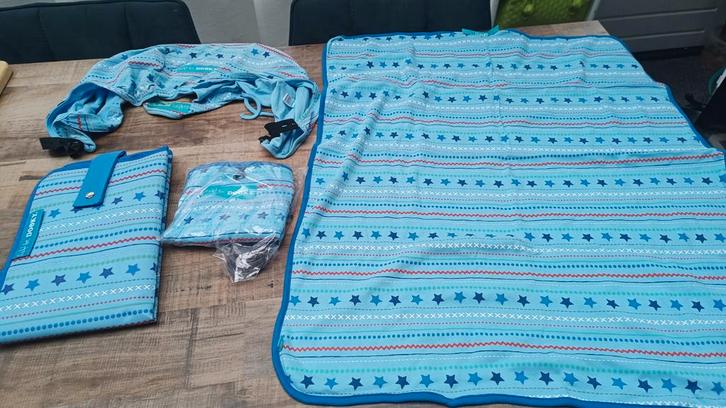 Lief! by Dooky Set: Omslagdoek, Matje, Zonnekap & Doek, Kinderen en Baby's, Babydragers en Draagdoeken, Nieuw, Overige typen, Overige merken