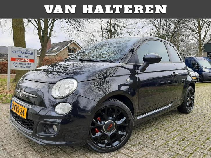 Fiat 500 Turbo 500S Airco Sport Interieur/Stuur Nieuwe APK, Auto's, Fiat, Bedrijf, Te koop, ABS, Airbags, Airconditioning, Boordcomputer