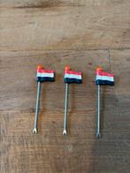 Blond amsterdam cocktailprikkers, set van 3, Ophalen of Verzenden, Zo goed als nieuw, Kunststof, Los bestek