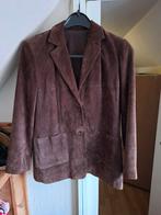 Bruin leren jasje maat L, Bruin, Maat 42/44 (L), Ophalen of Verzenden, Jasje