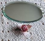 Ovaal geslepen spiegeltje, Huis en Inrichting, Minder dan 50 cm, -, -, Ophalen of Verzenden