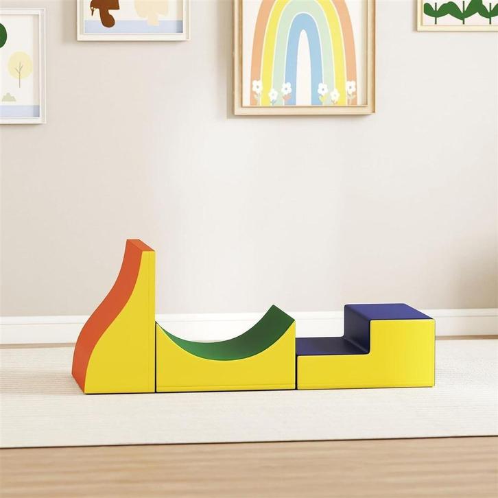 Foam Blokken Speelset – Zachte Klim- & Kruipblokken, Kinderen en Baby's, Speelgoed | Babyspeelgoed, Nieuw, Overige typen, Ophalen of Verzenden