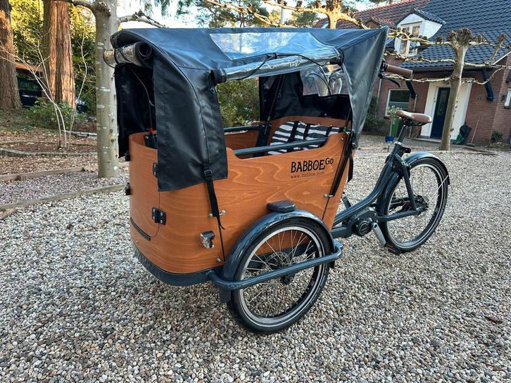 Elektrische Bakfiets Babboe Go Mountain, Fietsen en Brommers, Fietsen | Bakfietsen, Gebruikt, 2 kinderen, Elektrisch, Ophalen