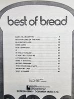Best of Bread - Vintage Bladmuziek, Zang, Ophalen of Verzenden, Zo goed als nieuw, Artiest of Componist