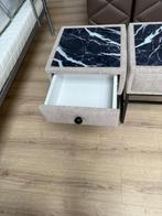 OPRUIMING |  Design Nachtkastjes met Marmerlook & Lade, Verzenden, Nieuw, 45 tot 65 cm, Minder dan 55 cm