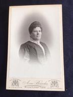 Kabinetfoto, Vrouw, A. van Beurden, Tilburg, Antieke foto 3, Ophalen of Verzenden, Voor 1940, Gebruikt, Foto