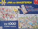 19003 Van Haasteren 2 x 1000 Zeebanket en Taartentoernooi, Ophalen of Verzenden, 500 t/m 1500 stukjes, Zo goed als nieuw, Legpuzzel