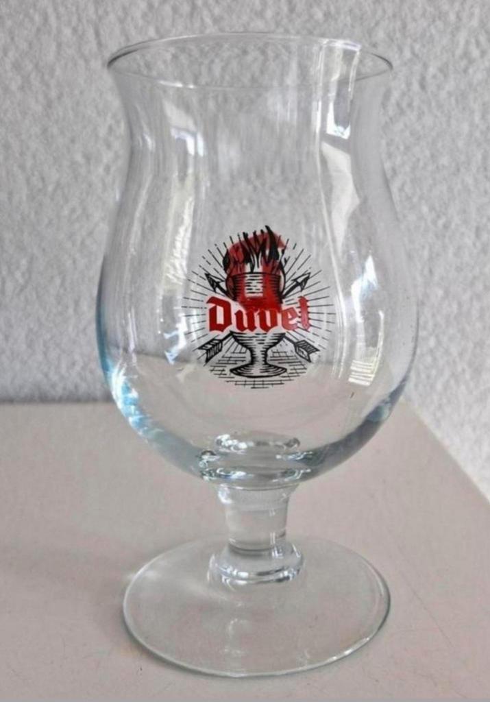 Duvel Glas, Verzamelen, Glas en Borrelglaasjes, Zo goed als nieuw, Bierglas, Ophalen of Verzenden