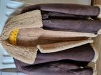 Pilotenjas lammy coat mt s maar valt groot, Ophalen, Gedragen, Bruin