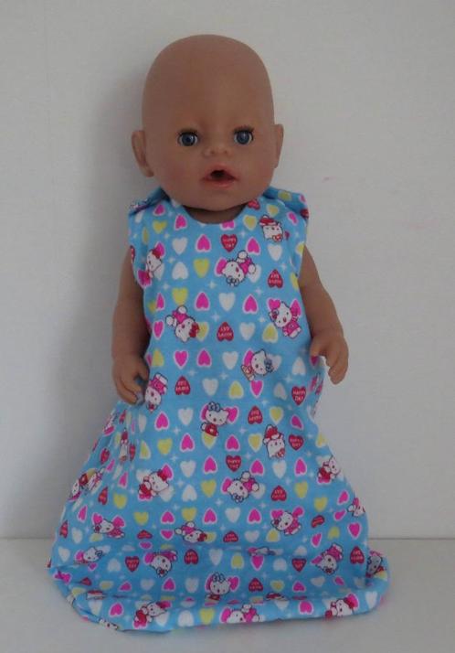 poppenkleertjes babypop born 43cm (slaapzak hello kitty ), Kinderen en Baby's, Speelgoed | Poppen, Nieuw, Babypop, Ophalen of Verzenden