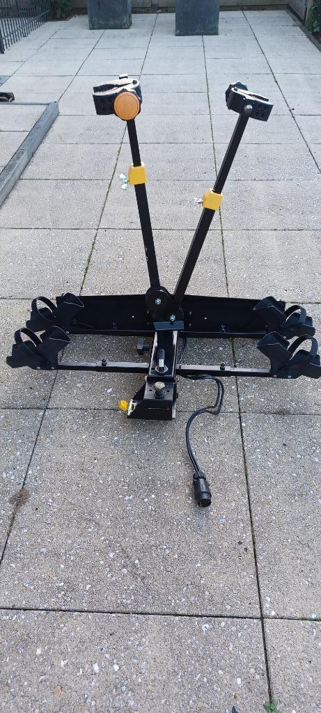 Fietsendrager, Merk Spinder, Auto diversen, Fietsendragers, Gebruikt, Trekhaakdrager, 2 fietsen, Brede banden, Elektrische fiets