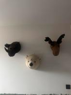 Wild & Soft dierenkoppen pluche wanddecoratie, Kinderen en Baby's, Kinderkamer | Inrichting en Decoratie, Ophalen, Zo goed als nieuw