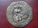 Bronzen plaquette, pools, Antiek en Kunst, Ophalen of Verzenden, Brons