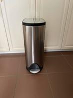 Simplehuman pedaalemmer 45 liter RVS design, Huis en Inrichting, Woonaccessoires | Prullenbakken, Ophalen, Gebruikt, Met pedaal