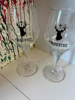 St Hubertus bierglazen set van 2 glazen, Verzamelen, Biermerken, Ophalen of Verzenden, Nieuw, Glas of Glazen, Overige merken