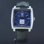 Tag Heuer Monaco, Leer, Staal, Polshorloge, Ophalen of Verzenden