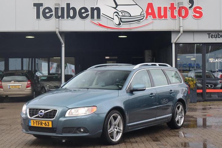Volvo V70 2.0 D4 Summum (5 Cilinder)Navigatie, Lederen inter, Auto's, Volvo, Bedrijf, Te koop, V70, ABS, Airbags, Airconditioning