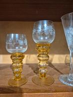 2 römer roemer wijnglazen antiek, Antiek en Kunst, Antiek | Glas en Kristal, Ophalen of Verzenden