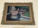 Schilderij bloemen, Antiek en Kunst, Ophalen