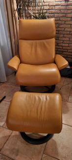 Stressless Relaxstoel met Voetenbank, Huis en Inrichting, Fauteuils, Ophalen of Verzenden, Gebruikt, 75 tot 100 cm, 50 tot 75 cm