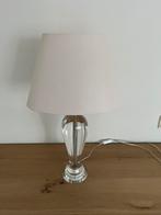 Schemerlamp met glazen voet, Ophalen of Verzenden, Zo goed als nieuw, Glas, Minder dan 50 cm