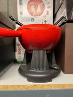 Le creuset fondue, Huis en Inrichting, Keuken | Potten en Pannen, Ophalen of Verzenden, Zo goed als nieuw, Gietijzer, Overige typen