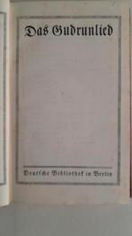 Das Gudrunlied - ca. 1900 Duitstalig, Gelezen, Europa overig, Verzenden