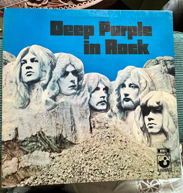 Deep Purple In Rock 1970 original vintage press SHVL 777 A-4, Cd's en Dvd's, Vinyl | Hardrock en Metal, Zo goed als nieuw, Ophalen of Verzenden