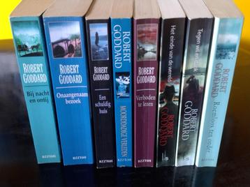Robbert Goddard, 8 thrillers beschikbaar voor biedingen