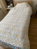 Hoog laag bed, Ophalen, 90 cm, Wit, Tweepersoons