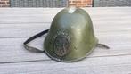 Legerhelm,brandweer,Groenlo,M 34 helm,mei 1940, Ophalen of Verzenden, Landmacht, Nederland, Helm of Baret
