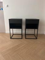 Ikea Nachtkastjes - Set van 2, Huis en Inrichting, Ophalen, Minder dan 45 cm, Metaal of Aluminium, Zo goed als nieuw